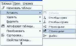 Последовательность действий